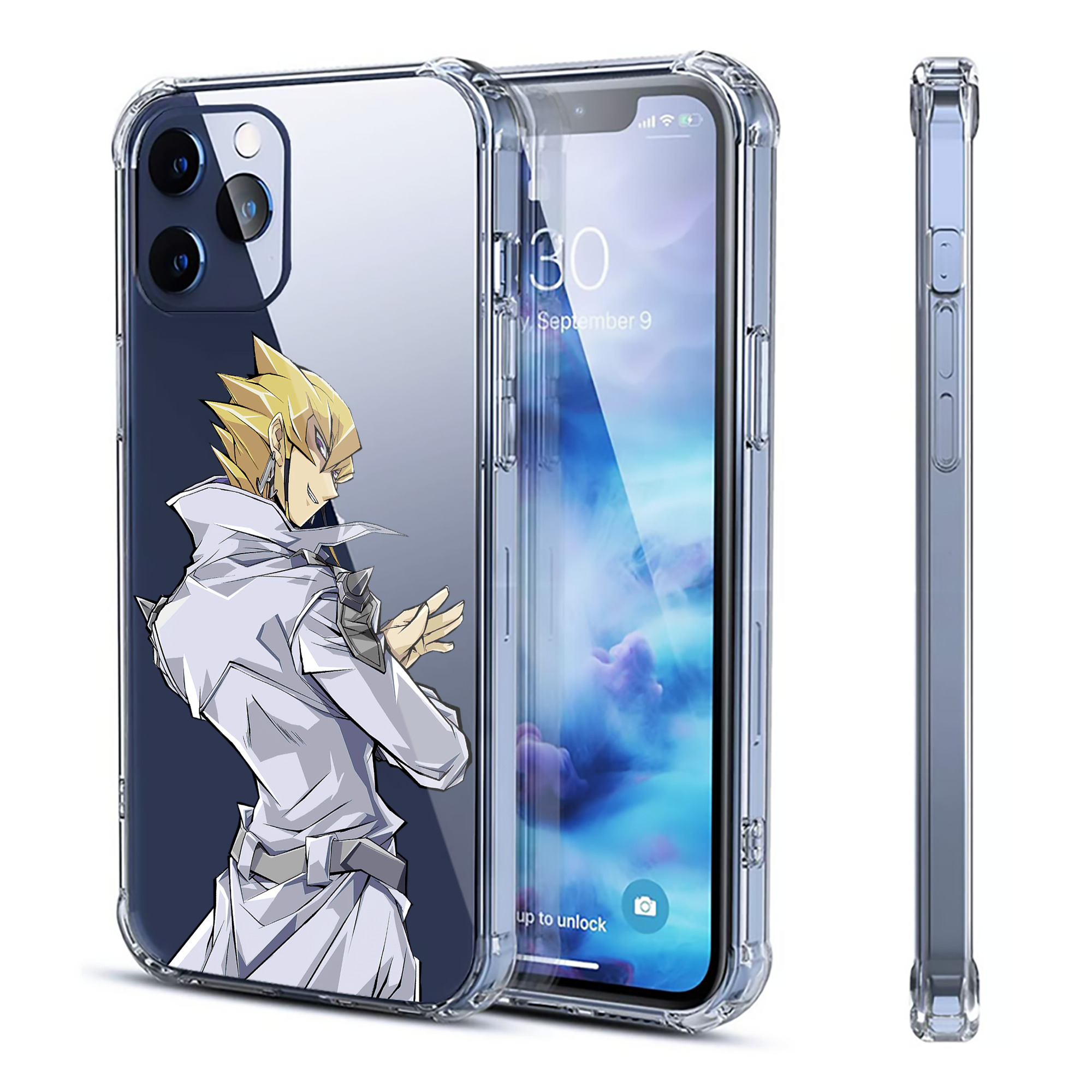 （画像用） 遊☆戯☆王 Yu-Gi-Oh! 【iPhone 12シリーズ対応】透明スマホケース（クリアソフトケース）